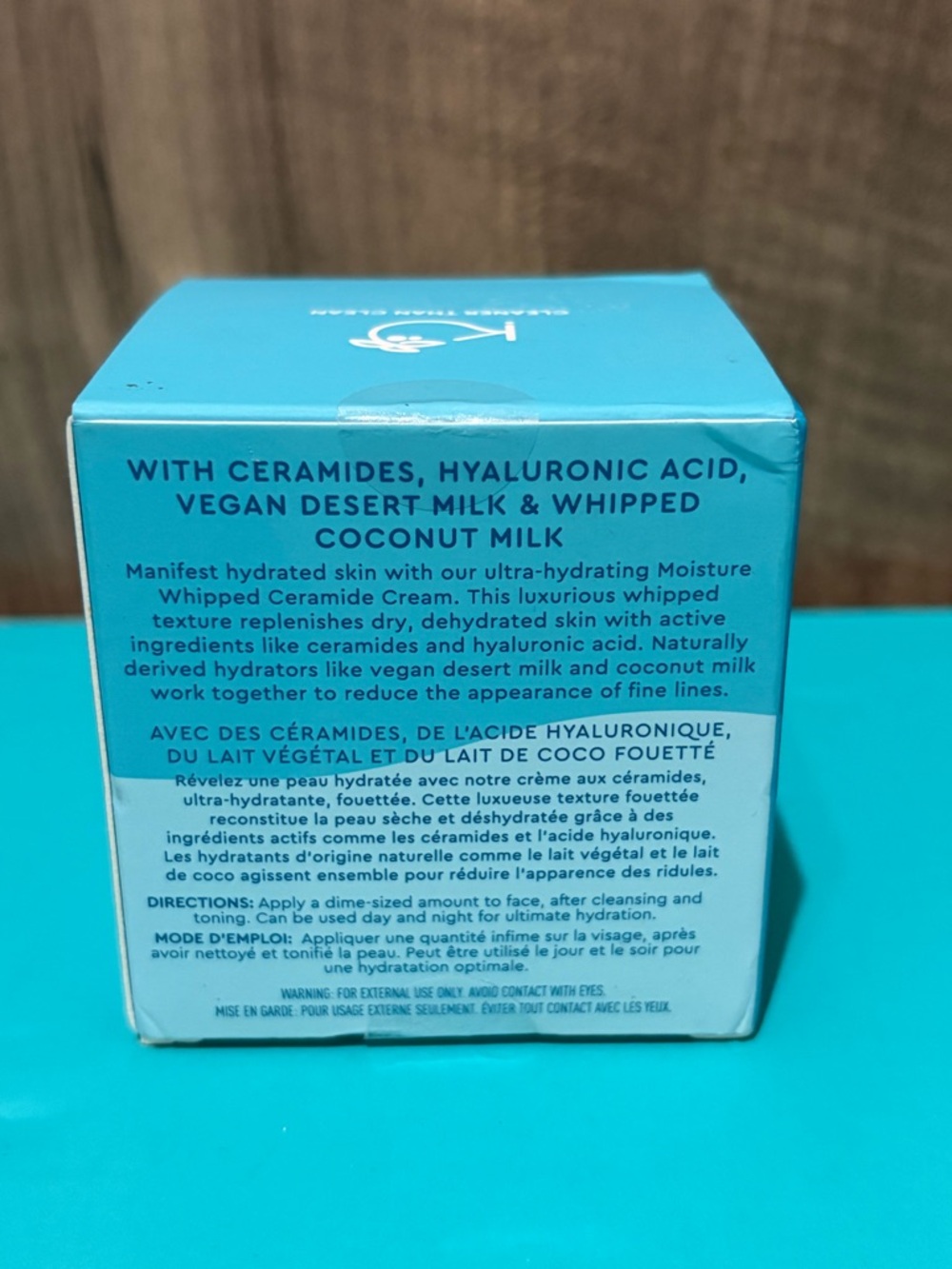 Kopari Hydrating Moisture Whipped Ceramide Cream - Turquoise Packaging - Picture 3 of 4